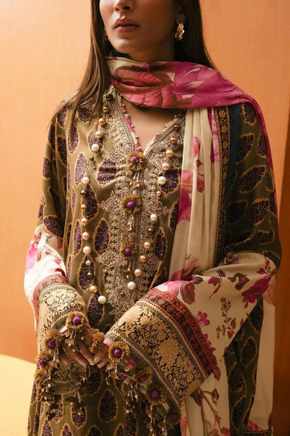 Sana Safinaz | Muzlin Winter Unstitched 3pc | 4B