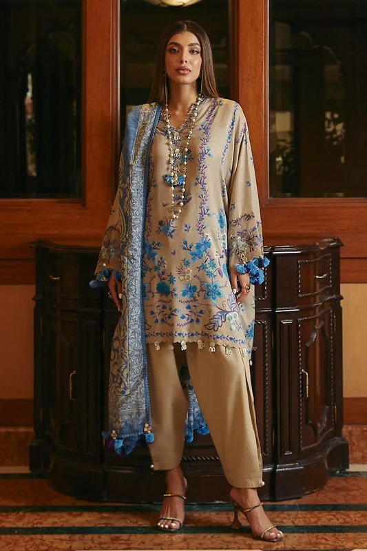 Sana Safinaz | Muzlin Winter Unstitched 3pc | 9A