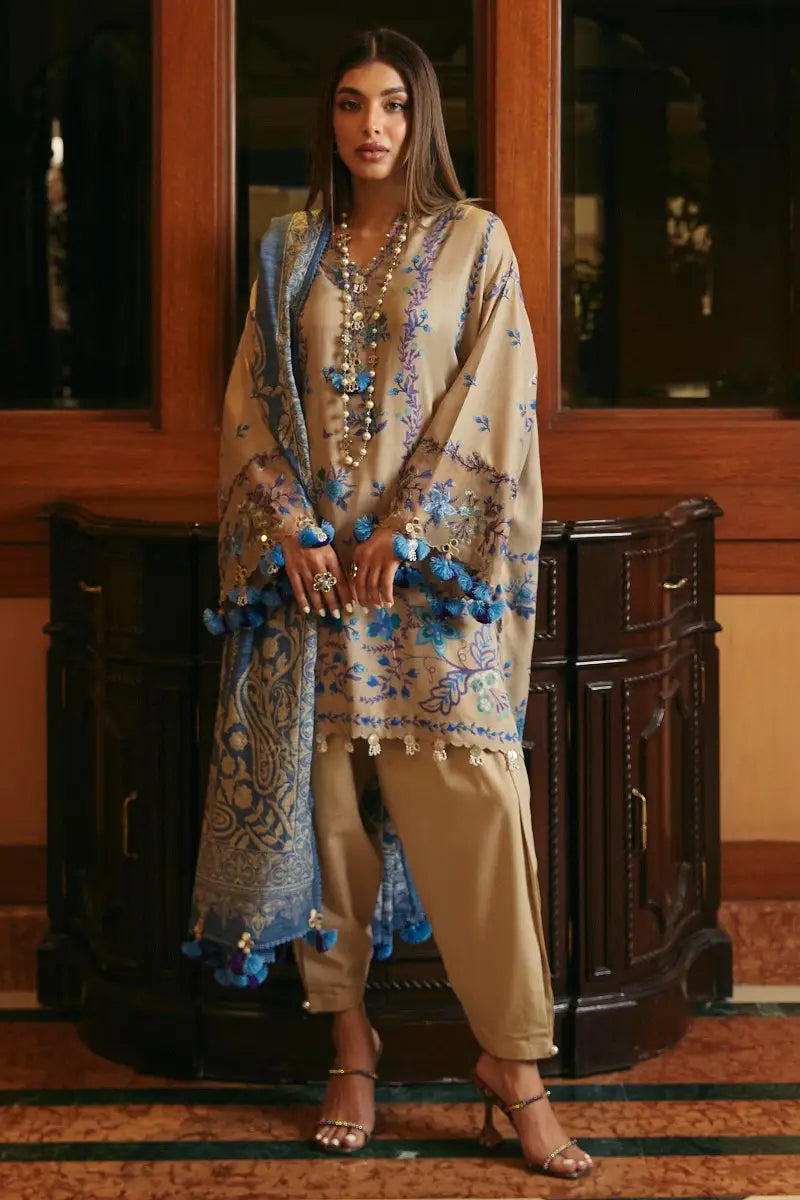 Sana Safinaz | Muzlin Winter Unstitched 3pc | 9A