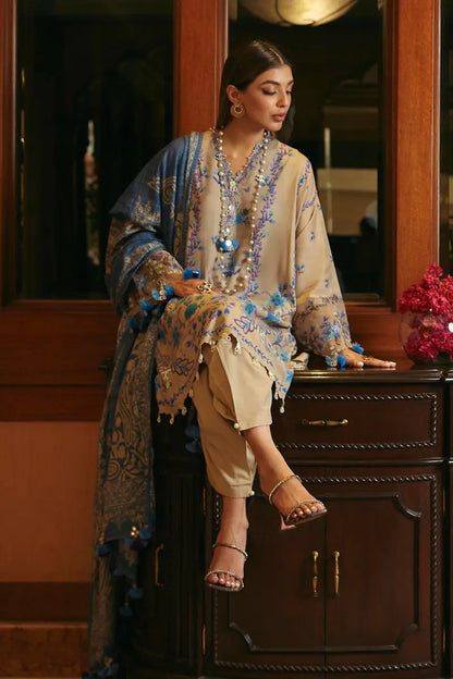 Sana Safinaz | Muzlin Winter Unstitched 3pc | 9A