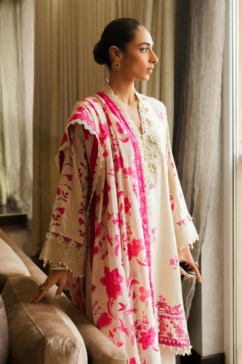 Sana Safinaz | Muzlin Winter Unstitched 3pc | 10A