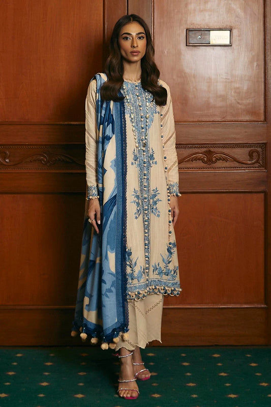 SANA SAFINAZ | UNSTITCHED 3 PIECE MUZLIN WINTER SUIT