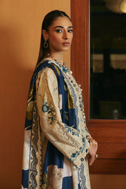 SANA SAFINAZ | UNSTITCHED 3 PIECE MUZLIN WINTER SUIT
