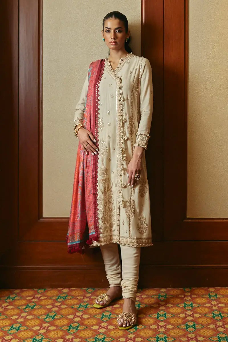 Sana Safinaz | Muzlin Winter Unstitched 3pc | 17B