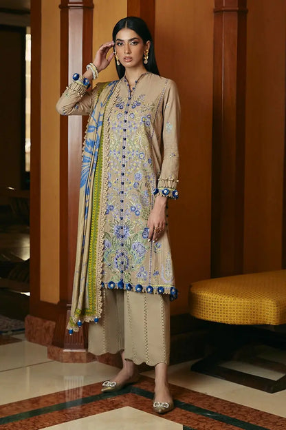 Sana Safinaz | Muzlin Winter Unstitched 3pc | 20A