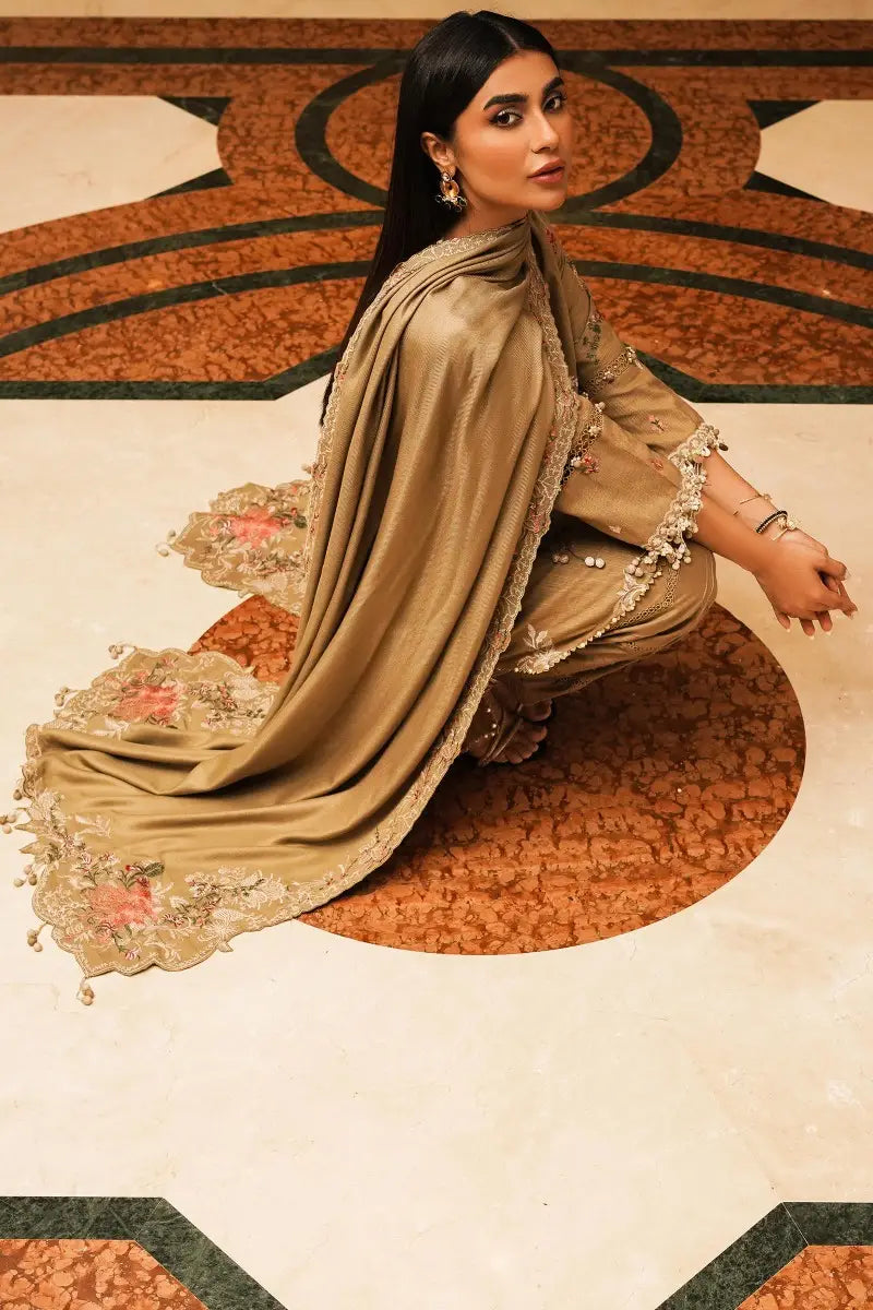 Sana Safinaz | Muzlin Winter Unstitched 3pc | 23B