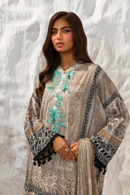 SANA SAFINAZ | MUZLIN SUMMER | UNSTITCHED 3 PIECE LAWN SUIT
