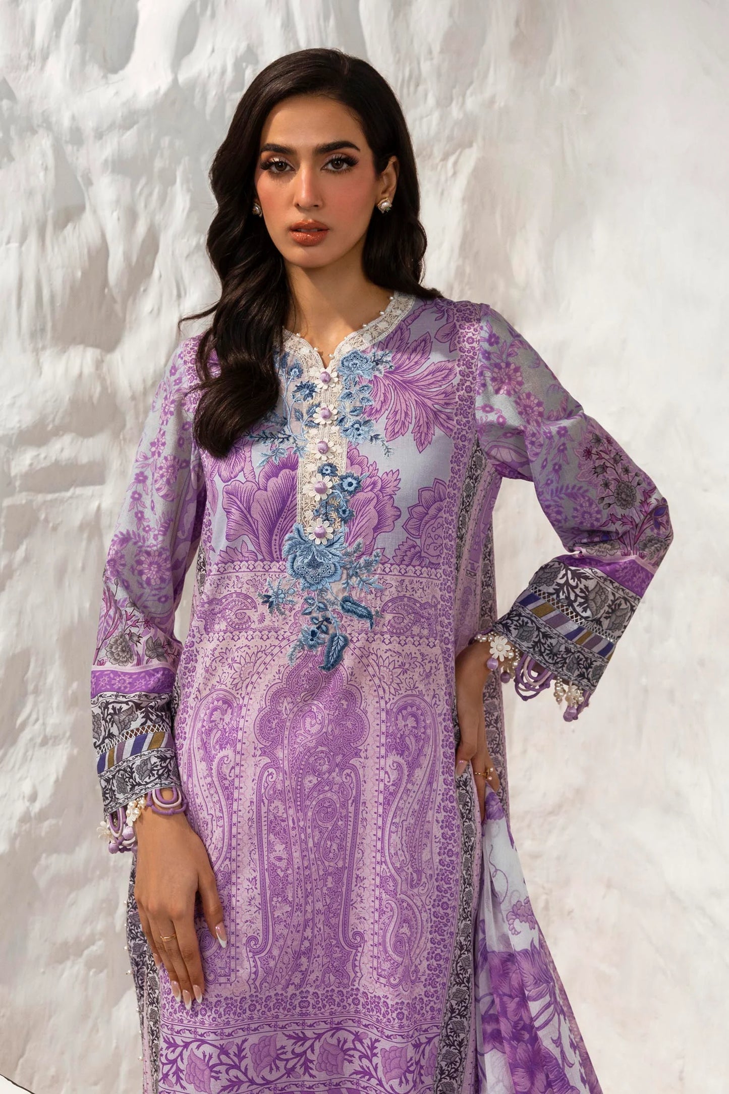 SANA SAFINAZ | MUZLIN SUMMER | UNSTITCHED 3 PIECE LAWN SUIT