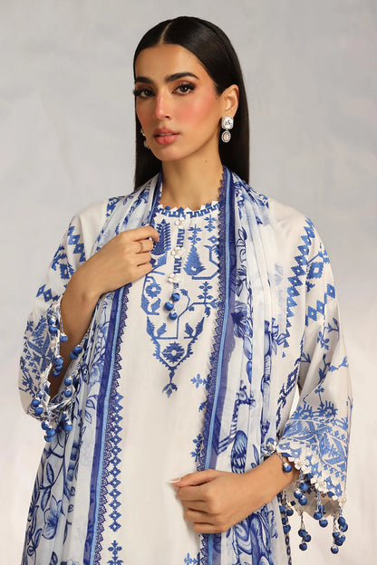 SANA SAFINAZ | MUZLIN SUMMER | UNSTITCHED 3 PIECE LAWN SUIT