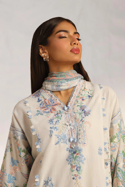SANA SAFINAZ | MUZLIN SUMMER | UNSTITCHED 3 PIECE LAWN SUIT