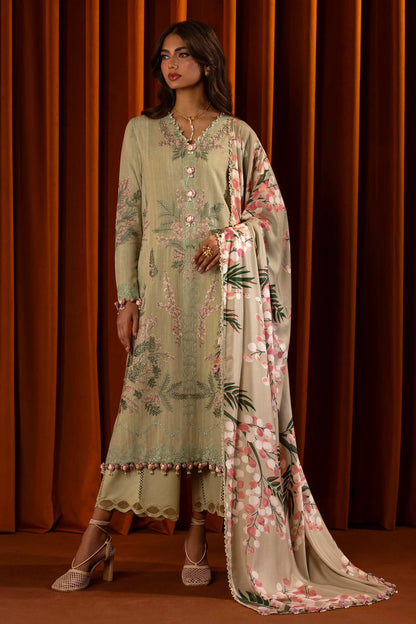 SANA SAFINAZ | UNSTITCHED MUZLIN WINTER - 3 PIECE SUIT | 7A