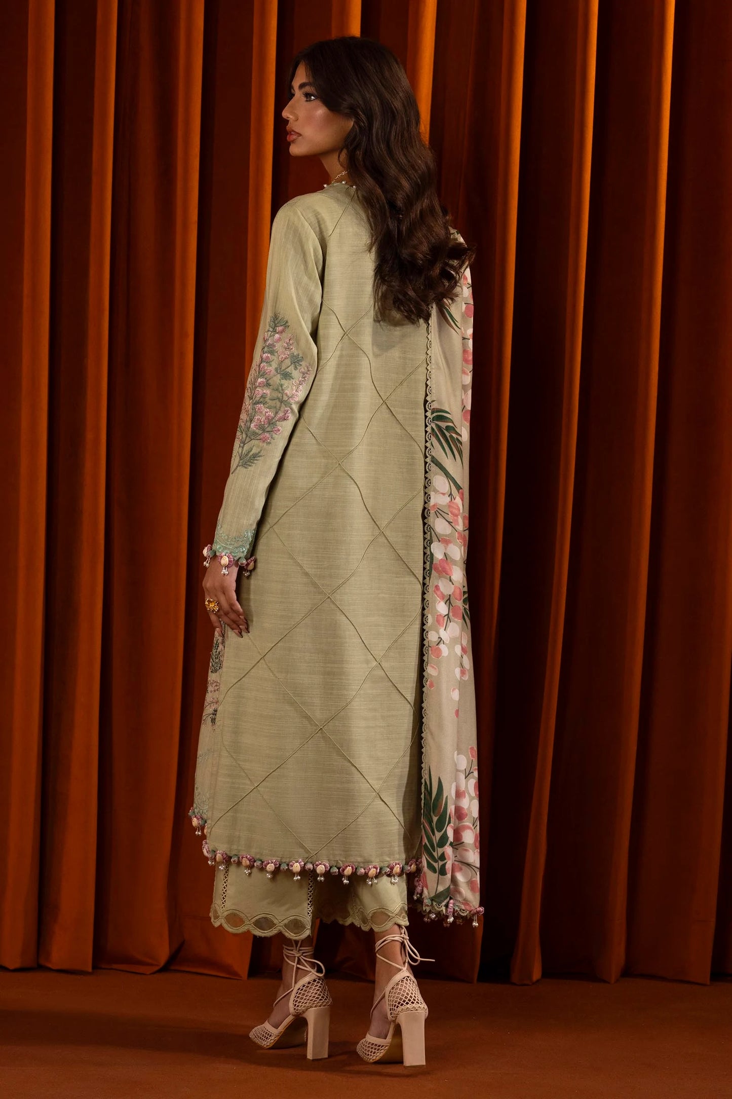 SANA SAFINAZ | UNSTITCHED MUZLIN WINTER - 3 PIECE SUIT | 7A