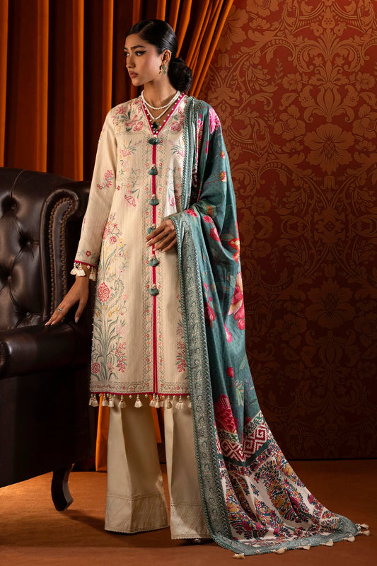 SANA SAFINAZ | UNSTITCHED MUZLIN WINTER - 3 PIECE SUIT