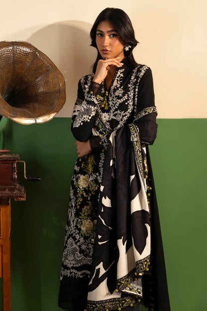 SANA SAFINAZ | UNSTITCHED MUZLIN WINTER - 3 PIECE SUIT | 12B
