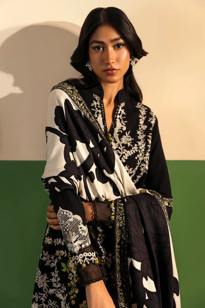SANA SAFINAZ | UNSTITCHED MUZLIN WINTER - 3 PIECE SUIT | 12B
