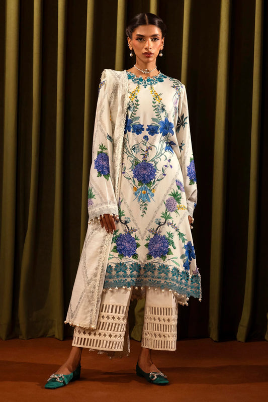 SANA SAFINAZ | UNSTITCHED MUZLIN WINTER - 3 PIECE SUIT | 17A