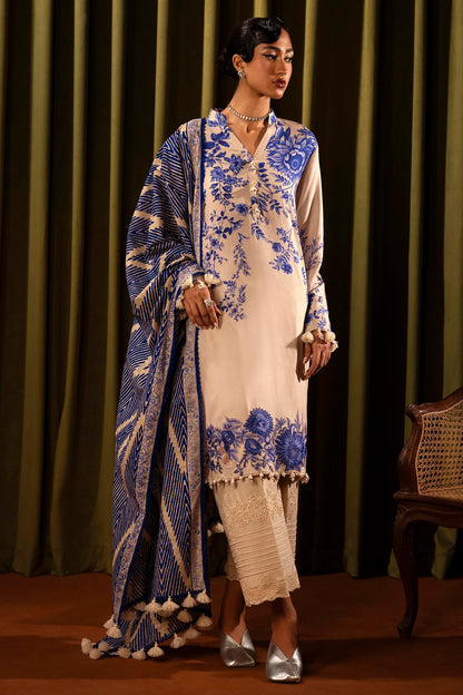 SANA SAFINAZ | UNSTITCHED MUZLIN WINTER - 3 PIECE SUIT | 18A