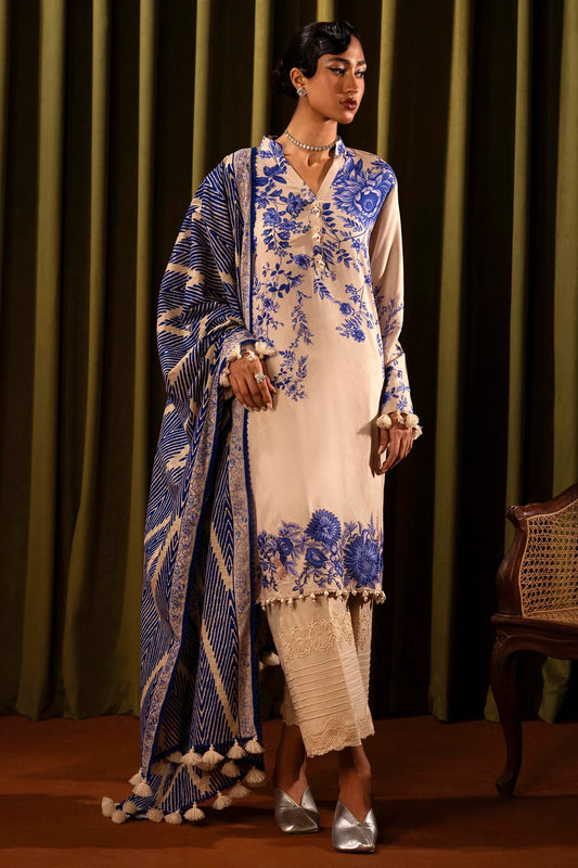 SANA SAFINAZ | UNSTITCHED MUZLIN WINTER - 3 PIECE SUIT | 18A