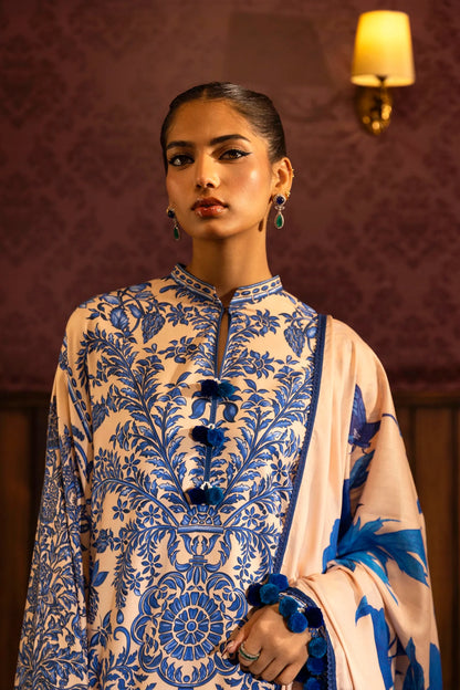 SANA SAFINAZ | UNSTITCHED MUZLIN WINTER - 3 PIECE SUIT | 19B