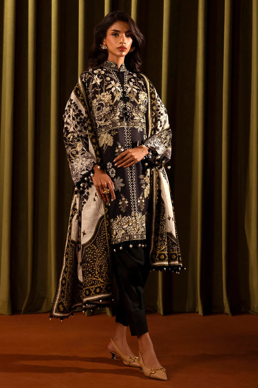 SANA SAFINAZ | UNSTITCHED MUZLIN WINTER - 3 PIECE SUIT | 20B