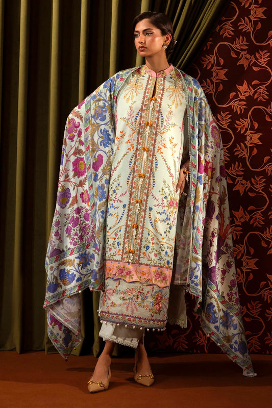 SANA SAFINAZ | UNSTITCHED MUZLIN WINTER - 3 PIECE SUIT | 21B