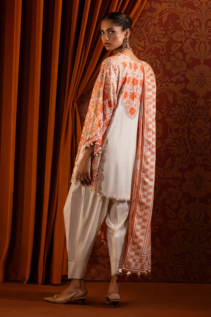 SANA SAFINAZ | UNSTITCHED MUZLIN WINTER - 3 PIECE SUIT | 23B