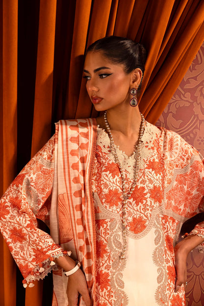 SANA SAFINAZ | UNSTITCHED MUZLIN WINTER - 3 PIECE SUIT | 23B