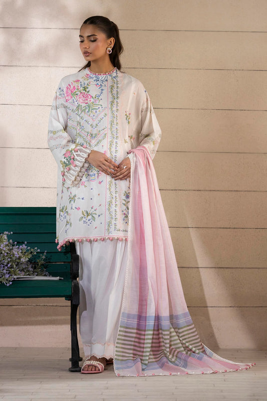 SANA SAFINAZ | UNSTITCHED MUZLIN SUMMER – 3 PIECE LAWN SUIT