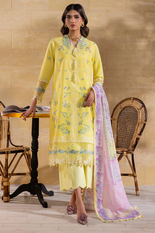 SANA SAFINAZ | UNSTITCHED MUZLIN SUMMER – 3 PIECE LAWN SUIT