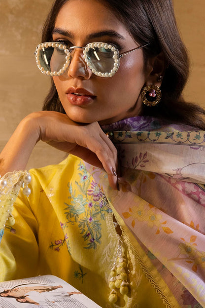 SANA SAFINAZ | UNSTITCHED MUZLIN SUMMER – 3 PIECE LAWN SUIT