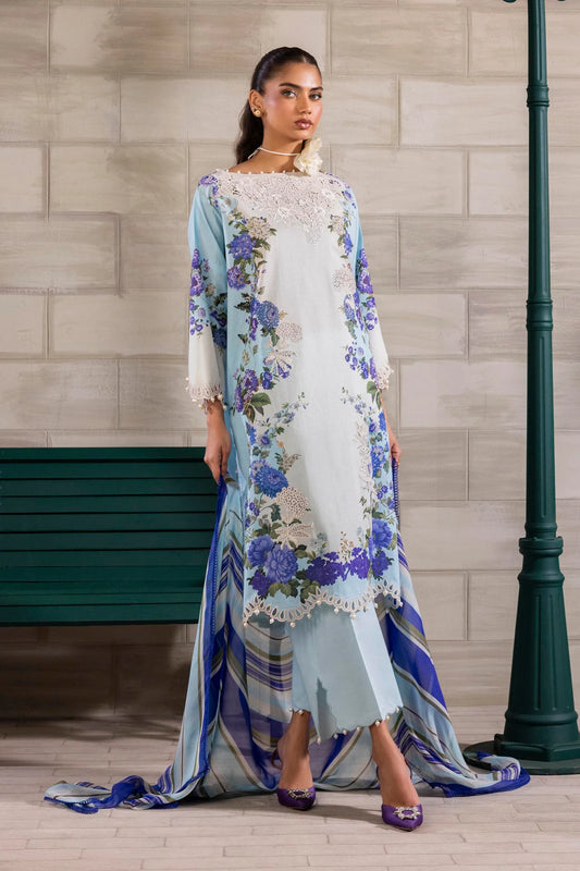 SANA SAFINAZ | UNSTITCHED MUZLIN SUMMER – 3 PIECE LAWN SUIT