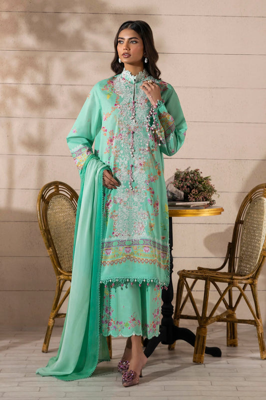 SANA SAFINAZ | UNSTITCHED MUZLIN SUMMER – 3 PIECE LAWN SUIT