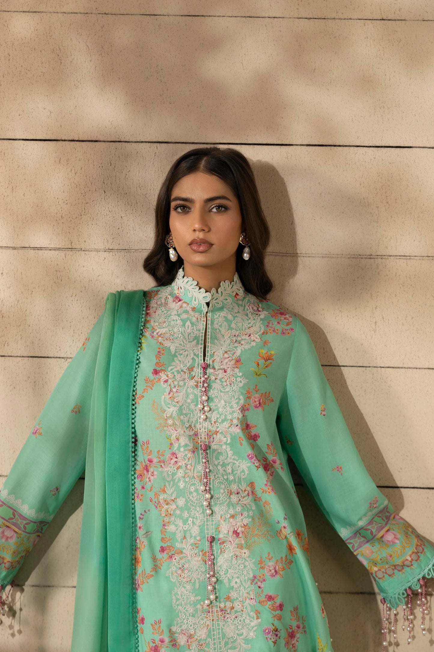 SANA SAFINAZ | UNSTITCHED MUZLIN SUMMER – 3 PIECE LAWN SUIT