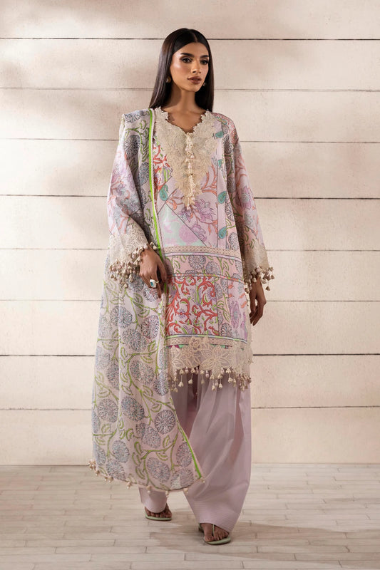 SANA SAFINAZ | UNSTITCHED MUZLIN SUMMER – 3 PIECE LAWN SUIT