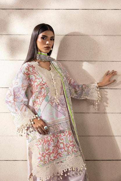 SANA SAFINAZ | UNSTITCHED MUZLIN SUMMER – 3 PIECE LAWN SUIT