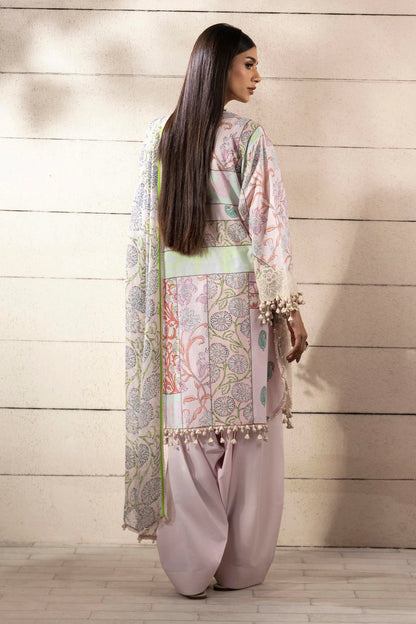 SANA SAFINAZ | UNSTITCHED MUZLIN SUMMER – 3 PIECE LAWN SUIT