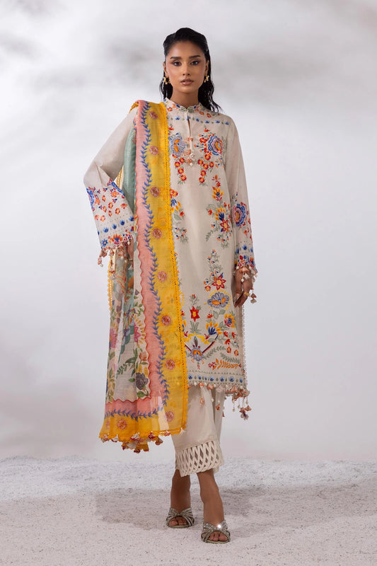 SANA SAFINAZ | UNSTITCHED MUZLIN SUMMER – 3 PIECE LAWN SUIT