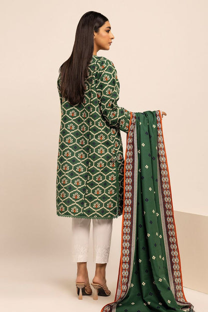 KHAADI | UNSTITCHED 2 PIECE EMBROIDERED KHADDAR SUIT
