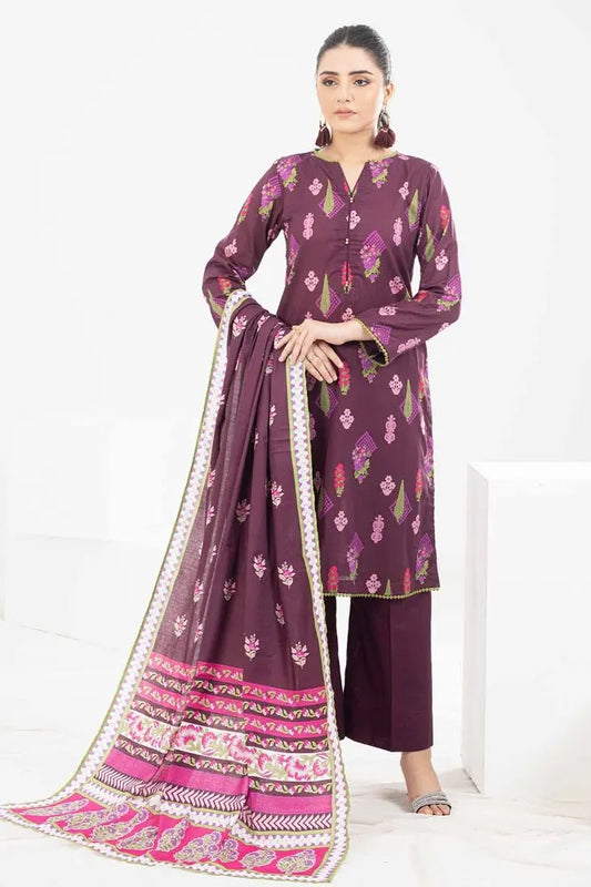 Gul Ahmed | 3PC Unstitched Printed Lawn Suit