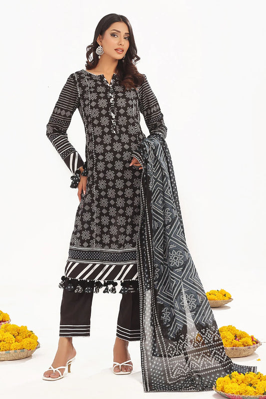 GUL AHMED | 3PC UNSTITCHED PRINTED LAWN SUIT