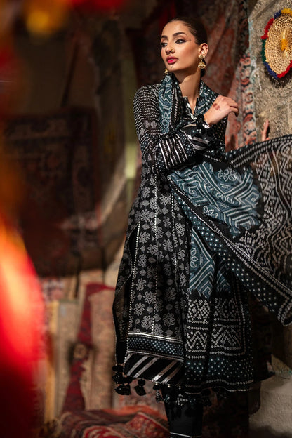 GUL AHMED | 3PC UNSTITCHED PRINTED LAWN SUIT