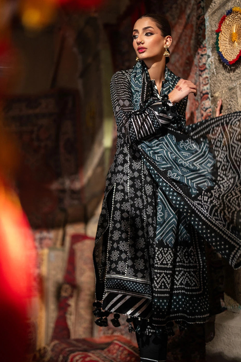 GUL AHMED | 3PC UNSTITCHED PRINTED LAWN SUIT