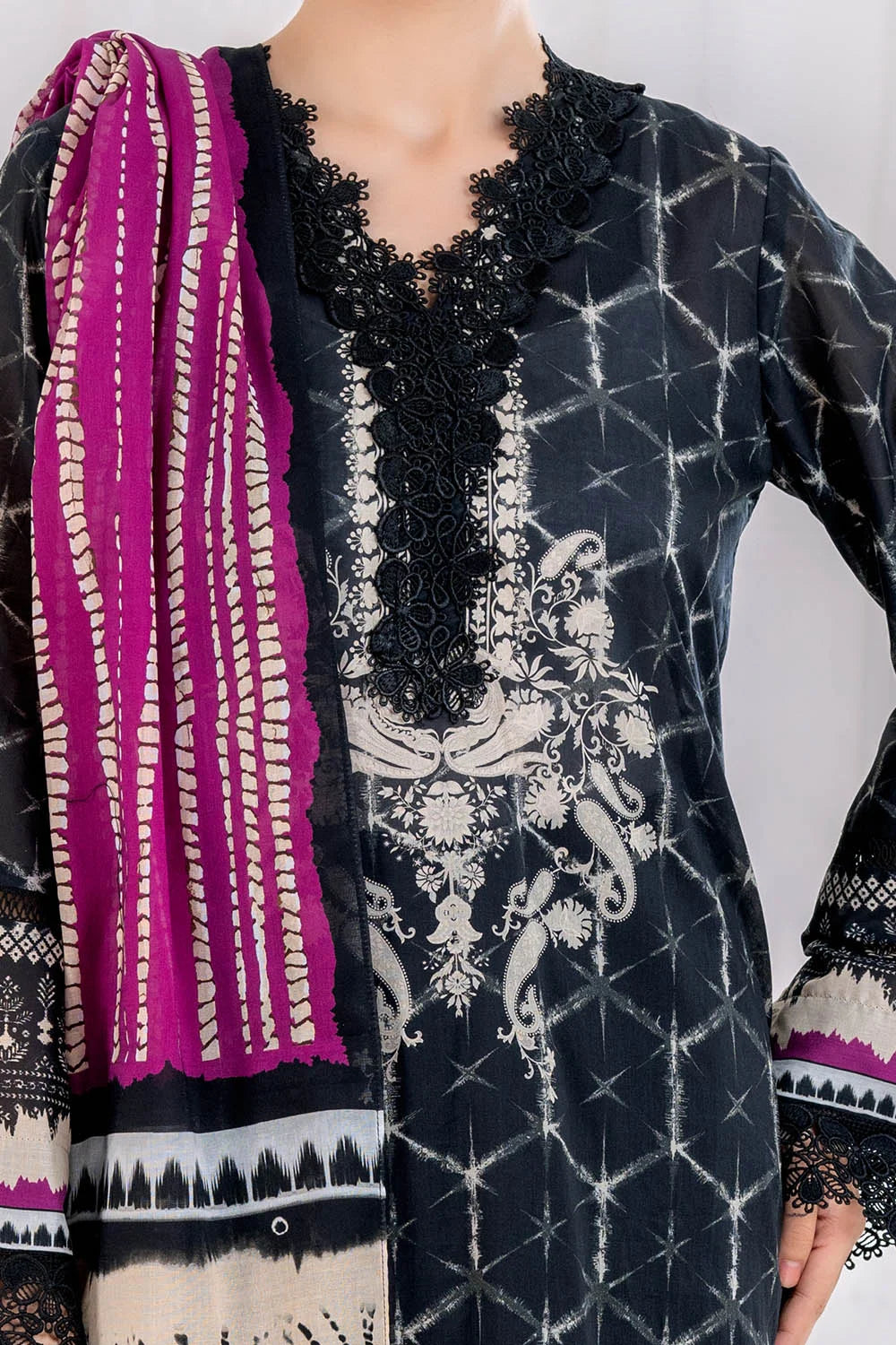 GUL AHMED | 3PC UNSTITCHED PRINTED LAWN SUIT