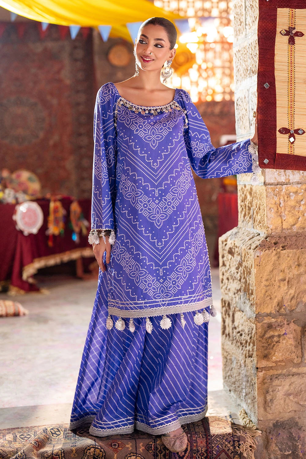 GUL AHMED | 2PC UNSTITCHED PRINTED LAWN SUIT