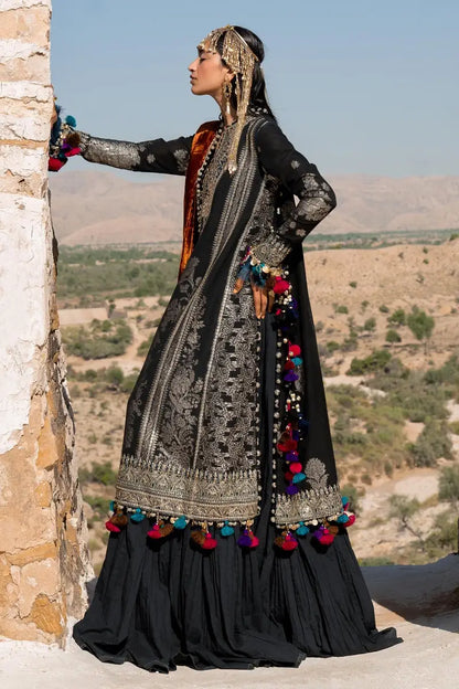 Sana Safinaz | Unstitched 3Pc Winter Luxury | 1A