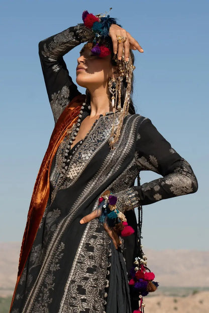 Sana Safinaz | Unstitched 3Pc Winter Luxury | 1A