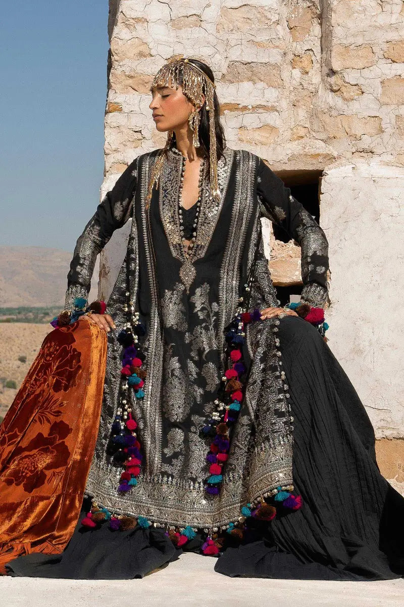 Sana Safinaz | Unstitched 3Pc Winter Luxury | 1A