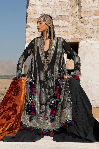 Sana Safinaz | Unstitched 3Pc Winter Luxury | 1A