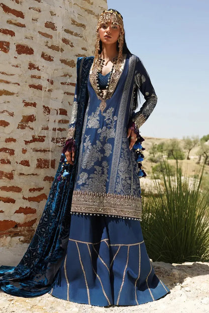 Sana Safinaz | Unstitched 3Pc Winter Luxury | 1B