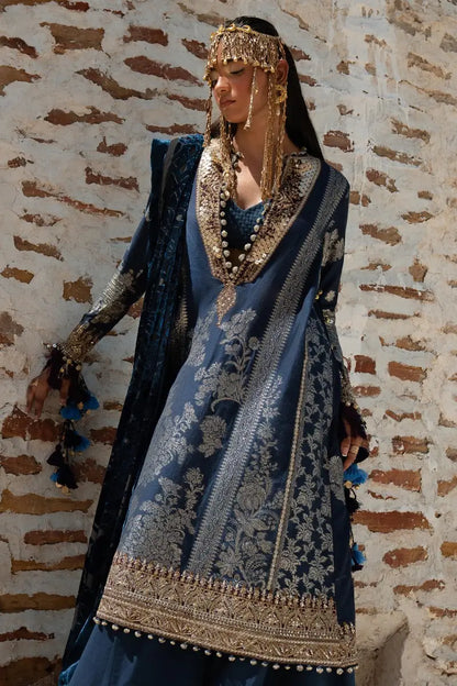 Sana Safinaz | Unstitched 3Pc Winter Luxury | 1B